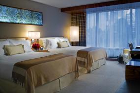 Signature Harbour and Mountain View Room with Two Queen Beds, Fairmont Pacific Rim